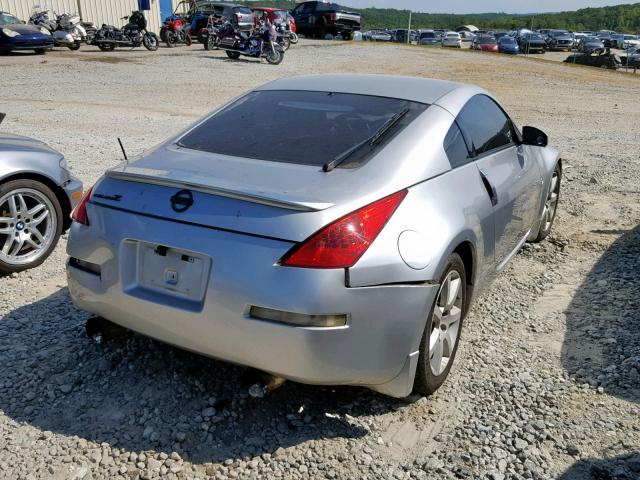 JN1AZ34EX3T009313 - 2003 NISSAN 350Z COUPE SILVER photo 4