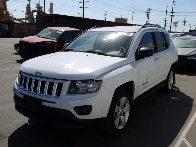 1C4NJDBB9GD714351 - 2016 JEEP COMPASS SP თეთრი ფოტო 2