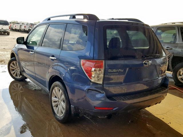 JF2SHAEC4BH744099 - 2011 SUBARU FORESTER L BLUE photo 3