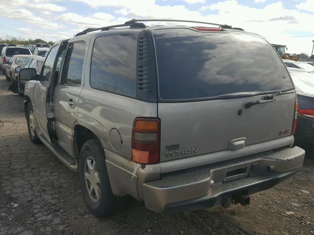 1GKEK63UX2J341280 - 2002 GMC DENALI TAN photo 3