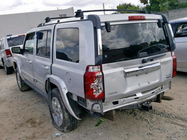 1J8HH582X6C247637 - 2006 JEEP COMMANDER 银色 照片 3