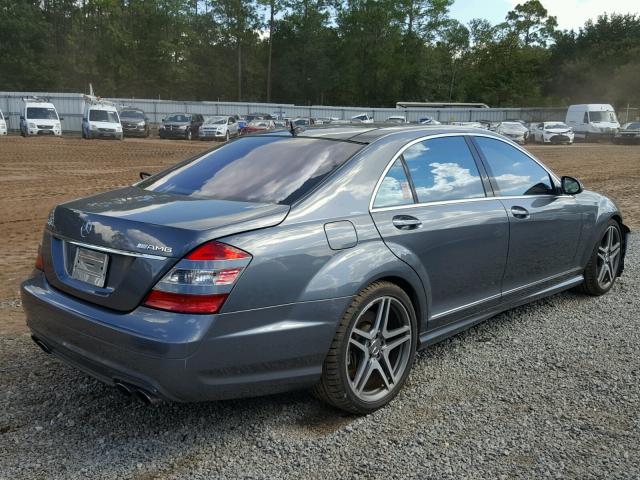 WDDNG77X69A252393 - 2009 MERCEDES-BENZ S 63 AMG GRAY photo 4