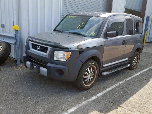 5J6YH28665L024383 - 2005 HONDA ELEMENT EX GRAY photo 2