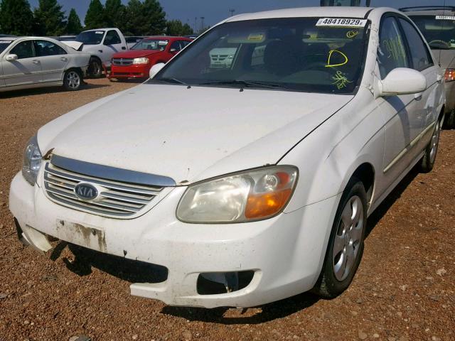 KNAFE121075416647 - 2007 KIA SPECTRA EX WHITE photo 2