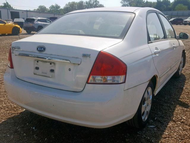 KNAFE121075416647 - 2007 KIA SPECTRA EX WHITE photo 4