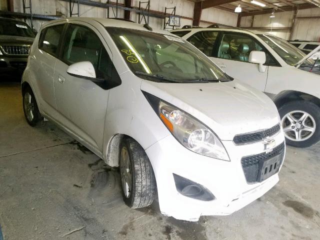 KL8CA6S92EC592198 - 2014 CHEVROLET SPARK LS WHITE photo 1