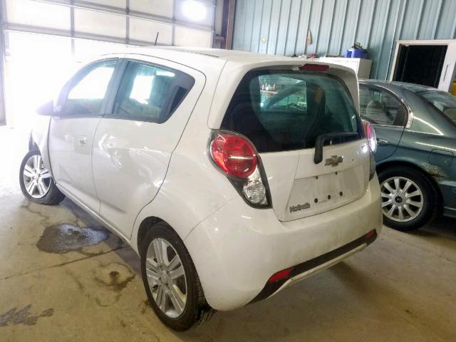 KL8CA6S92EC592198 - 2014 CHEVROLET SPARK LS WHITE photo 3