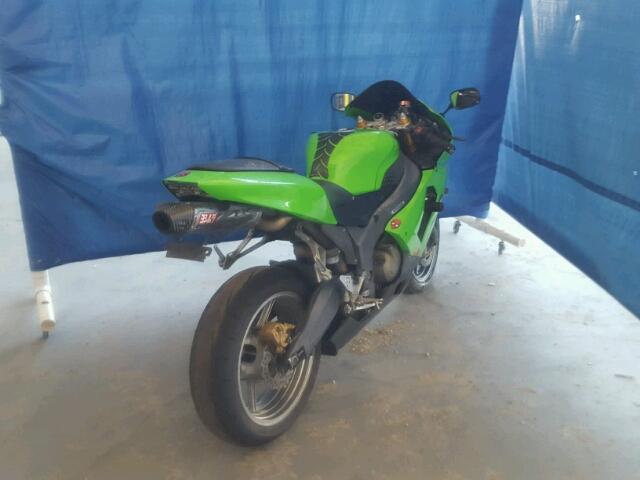 JKBZXJC156A046638 - 2006 KAWASAKI ZX636 C1 GREEN photo 4