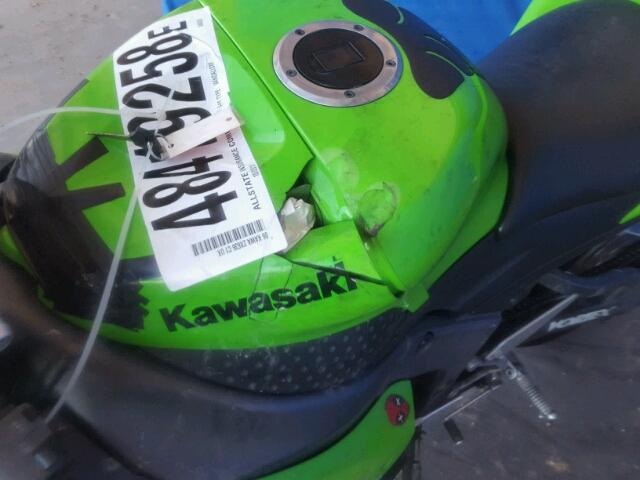 JKBZXJC156A046638 - 2006 KAWASAKI ZX636 C1 GREEN photo 9