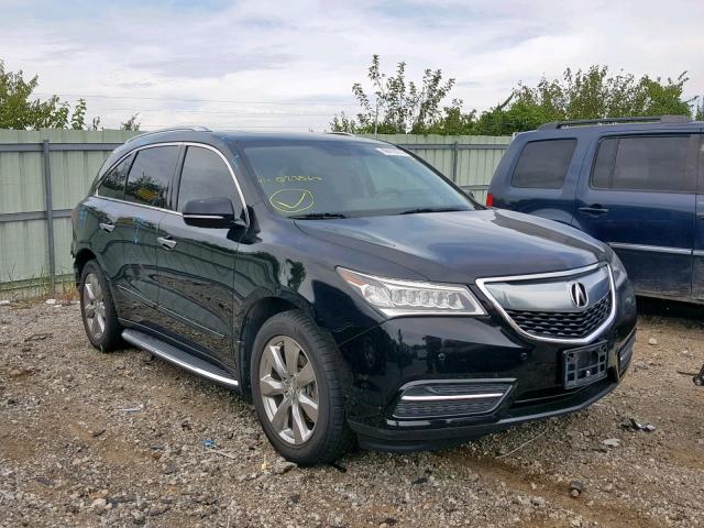 5FRYD4H89FB023567 - 2015 ACURA MDX ADVANC BLACK photo 1