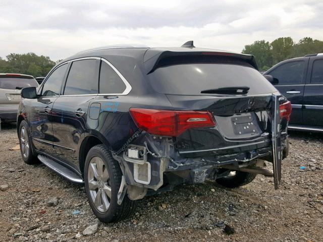 5FRYD4H89FB023567 - 2015 ACURA MDX ADVANC BLACK photo 3