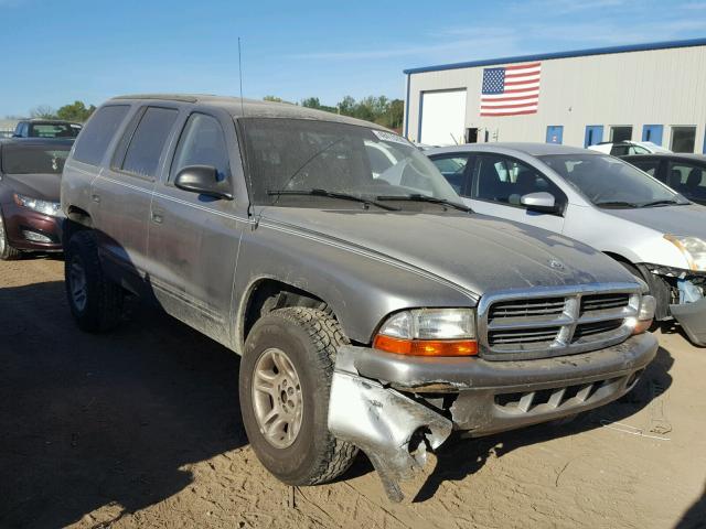 1B4HS28N61F500748 - 2001 DODGE DURANGO GRAY photo 1