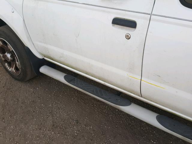 1N6ED29X64C459220 - 2004 NISSAN FRONTIER C WHITE photo 9