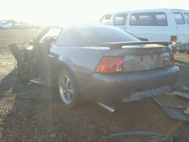 1FAFP42R33F404751 - 2003 FORD MUSTANG MA GRAY photo 3