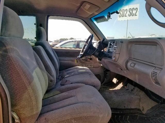 1GTEC19R7WE509857 - 1998 GMC SIERRA C15 GOLD photo 5