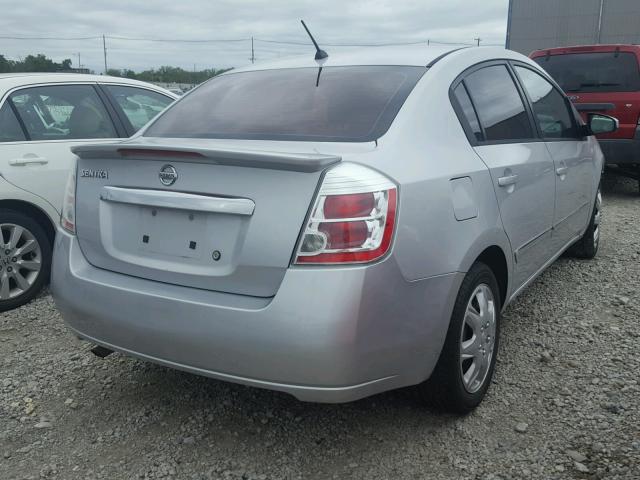 3N1AB6AP9BL721200 - 2011 NISSAN SENTRA 2.0 SILVER photo 4