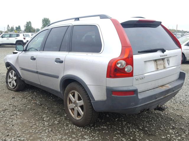 YV1CZ592451179045 - 2005 VOLVO XC90 SILVER photo 3