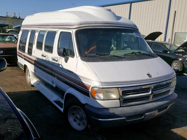 2B6HB21Y6RK186625 - 1994 DODGE RAM VAN B2 WHITE photo 1