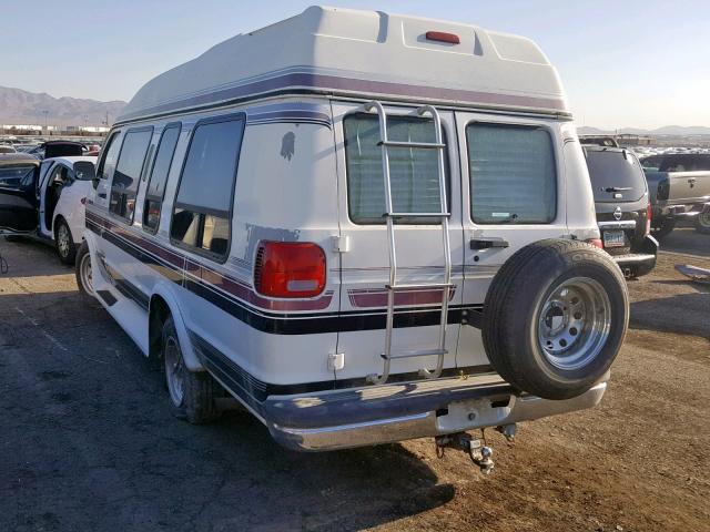 2B6HB21Y6RK186625 - 1994 DODGE RAM VAN B2 WHITE photo 3