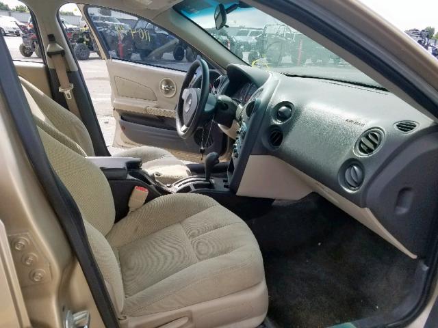 2G2WP522551340312 - 2005 PONTIAC GRAND PRIX GOLD photo 5