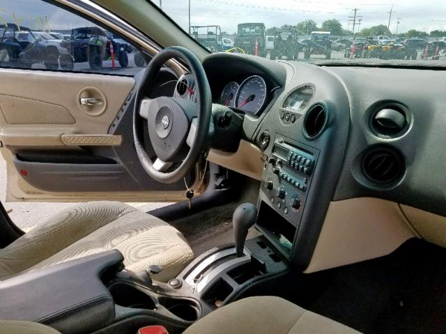 2G2WP522551340312 - 2005 PONTIAC GRAND PRIX GOLD photo 9