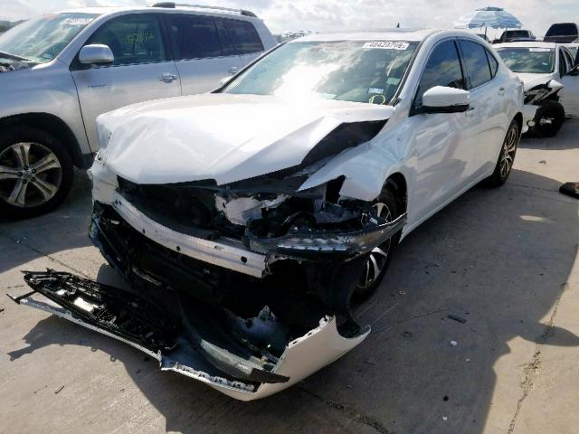 19UUB1F55FA017854 - 2015 ACURA TLX TECH WHITE photo 2