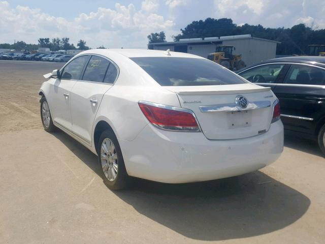 1G4GC5ER7DF278516 - 2013 BUICK LACROSSE WHITE photo 3