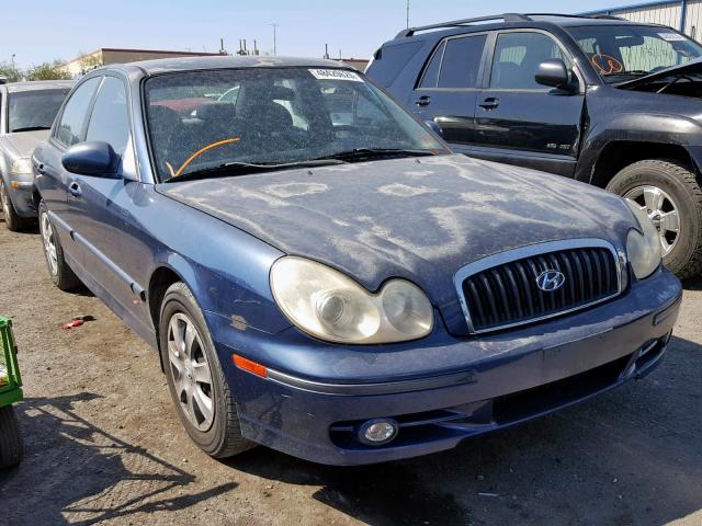 KMHWF25S75A185885 - 2005 HYUNDAI SONATA GL BLUE photo 1