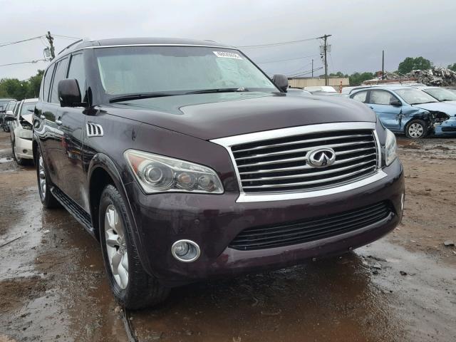 JN8AZ2NEXC9016933 - 2012 INFINITI QX56 BURGUNDY photo 1