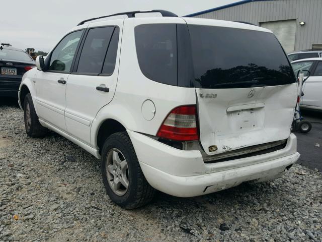 4JGAB54E5YA161866 - 2000 MERCEDES-BENZ ML 320 WHITE photo 3