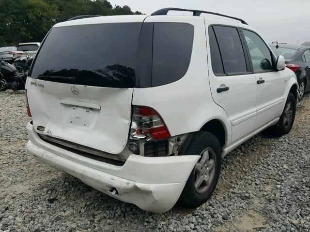 4JGAB54E5YA161866 - 2000 MERCEDES-BENZ ML 320 WHITE photo 4