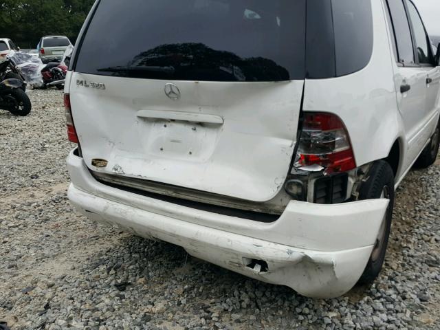 4JGAB54E5YA161866 - 2000 MERCEDES-BENZ ML 320 WHITE photo 9