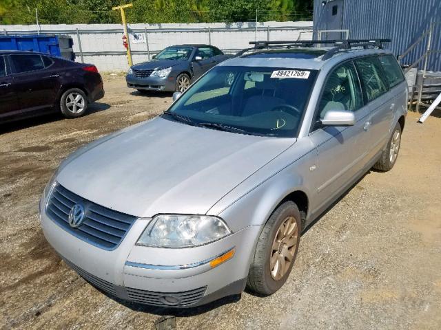 WVWVD63B53E221420 - 2003 VOLKSWAGEN PASSAT GLS SILVER photo 2