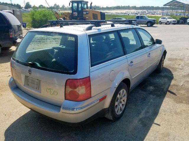 WVWVD63B53E221420 - 2003 VOLKSWAGEN PASSAT GLS SILVER photo 4