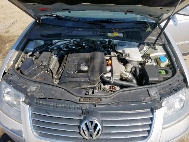 WVWVD63B53E221420 - 2003 VOLKSWAGEN PASSAT GLS SILVER photo 7