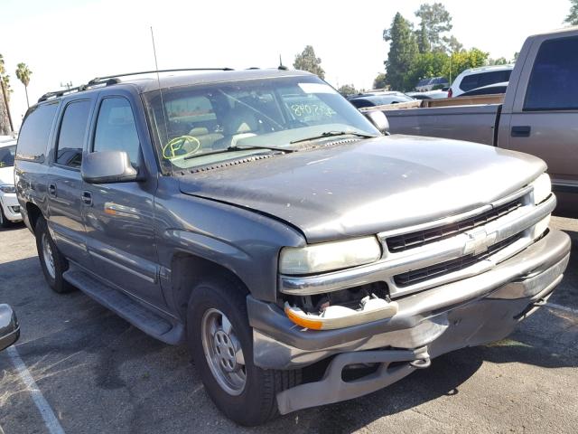 3GNEC16T42G329939 - 2002 CHEVROLET SUBURBAN GRAY photo 1