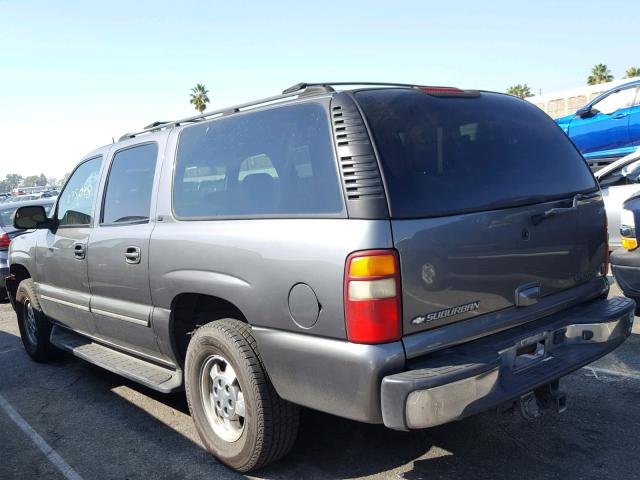 3GNEC16T42G329939 - 2002 CHEVROLET SUBURBAN GRAY photo 3