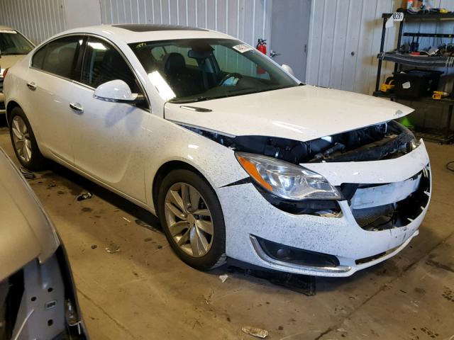 2G4GN5EX7E9271035 - 2014 BUICK REGAL PREM WHITE photo 1