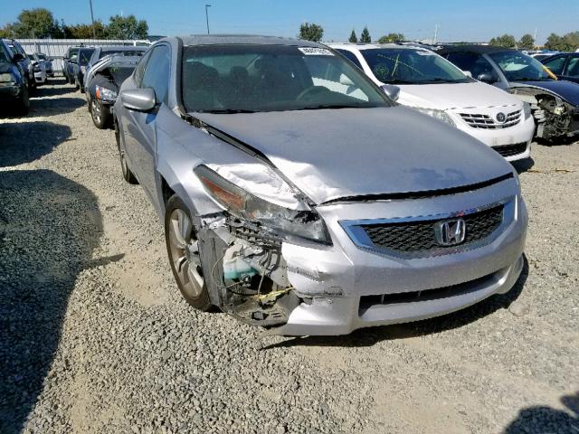 1HGCS12829A021084 - 2009 HONDA ACCORD EXL SILVER photo 1