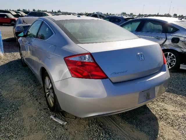 1HGCS12829A021084 - 2009 HONDA ACCORD EXL SILVER photo 3