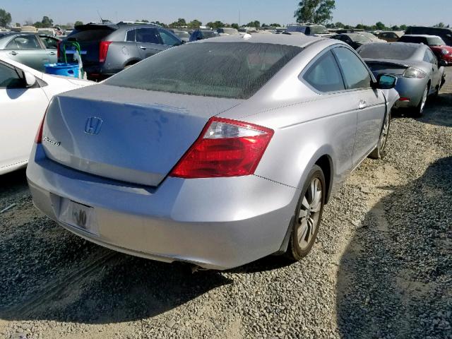 1HGCS12829A021084 - 2009 HONDA ACCORD EXL SILVER photo 4