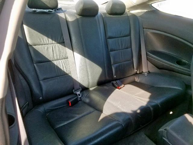 1HGCS12829A021084 - 2009 HONDA ACCORD EXL SILVER photo 6