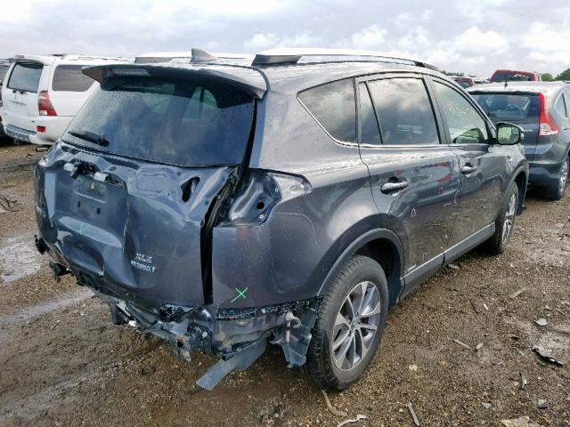 JTMRJREV1GD024677 - 2016 TOYOTA RAV4 HV XL GRAY photo 4