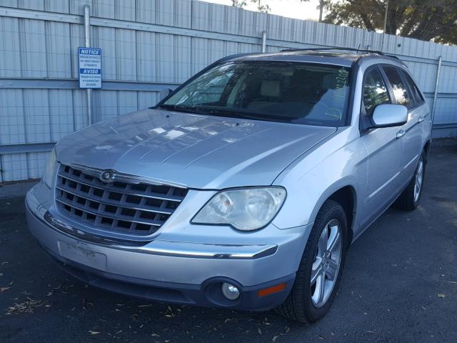 2A8GM68X47R300480 - 2007 CHRYSLER PACIFICA T GRAY photo 2