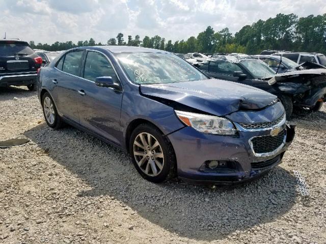 1G11H5SL1EF223789 - 2014 CHEVROLET MALIBU LTZ BLUE photo 1