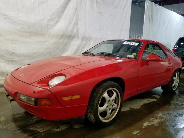 WP0JB0922HS861120 - 1987 PORSCHE 928 S RED photo 2