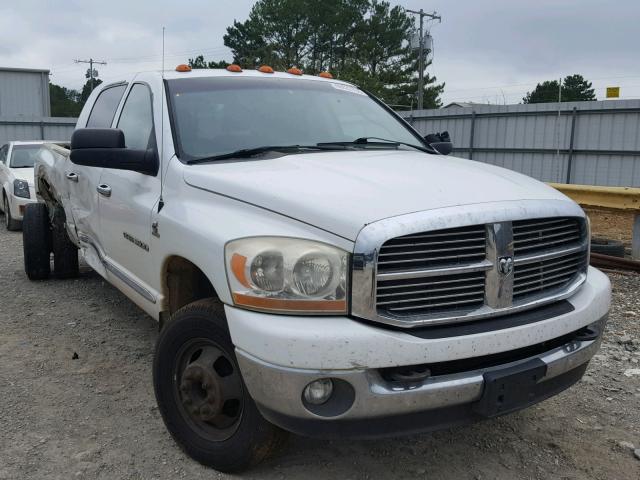 3D7MX49C16G281902 - 2006 DODGE RAM 3500 WHITE photo 1