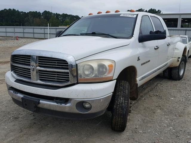 3D7MX49C16G281902 - 2006 DODGE RAM 3500 WHITE photo 2