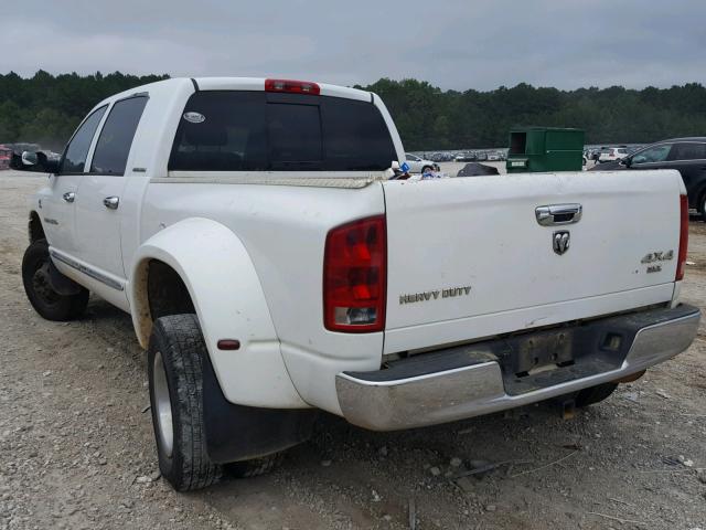 3D7MX49C16G281902 - 2006 DODGE RAM 3500 WHITE photo 3