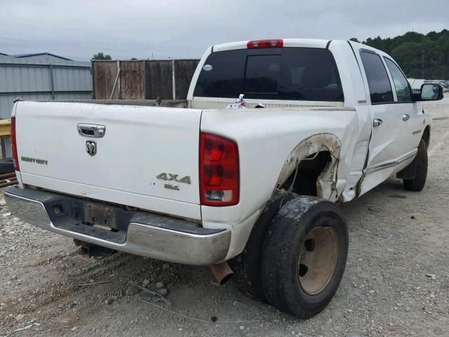 3D7MX49C16G281902 - 2006 DODGE RAM 3500 WHITE photo 4